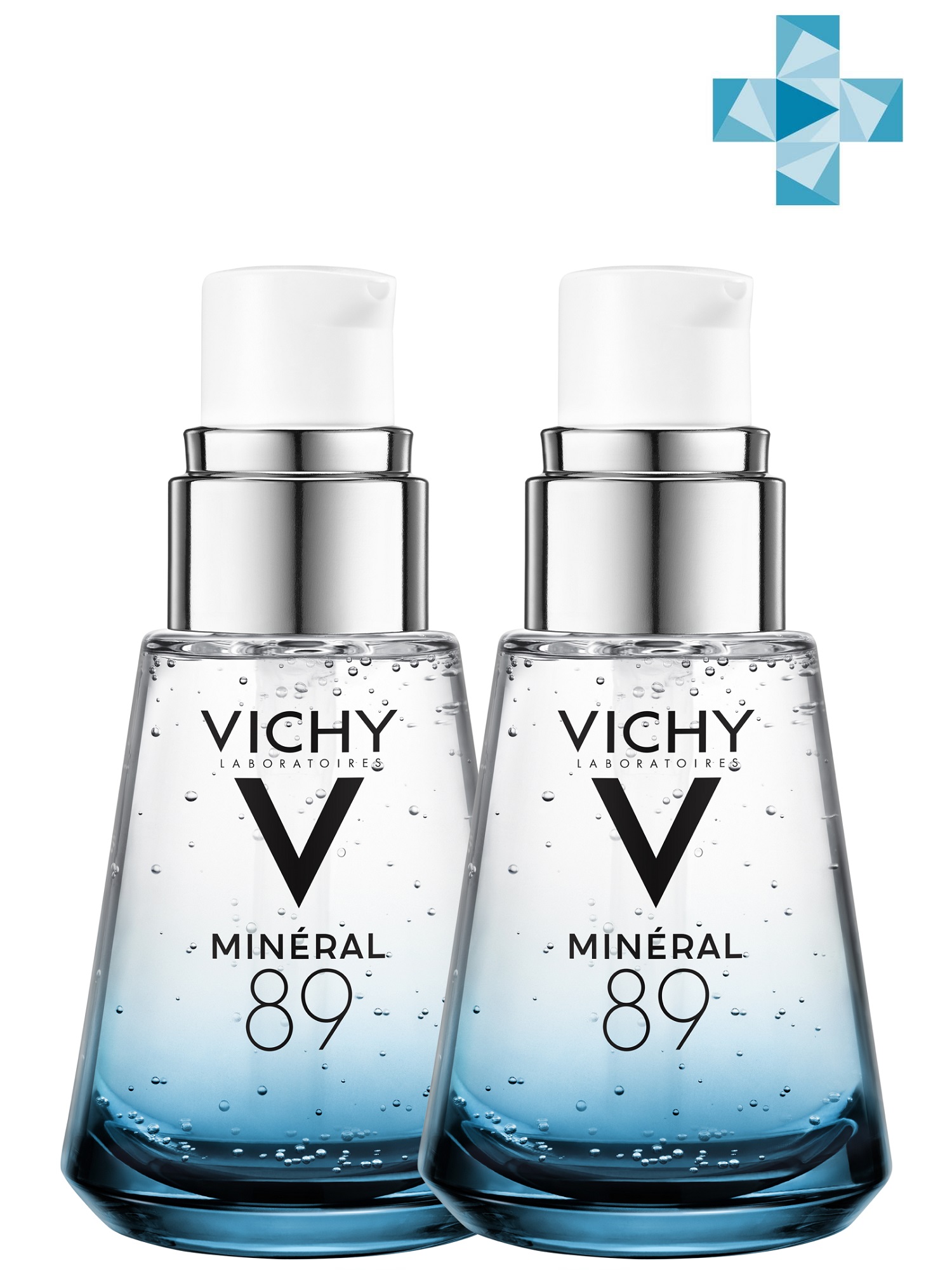 цена Vichy Комплект Гель-сыворотка для всех типов кожи Минерал 89, 2 х 30 мл (Vichy, Mineral 89)