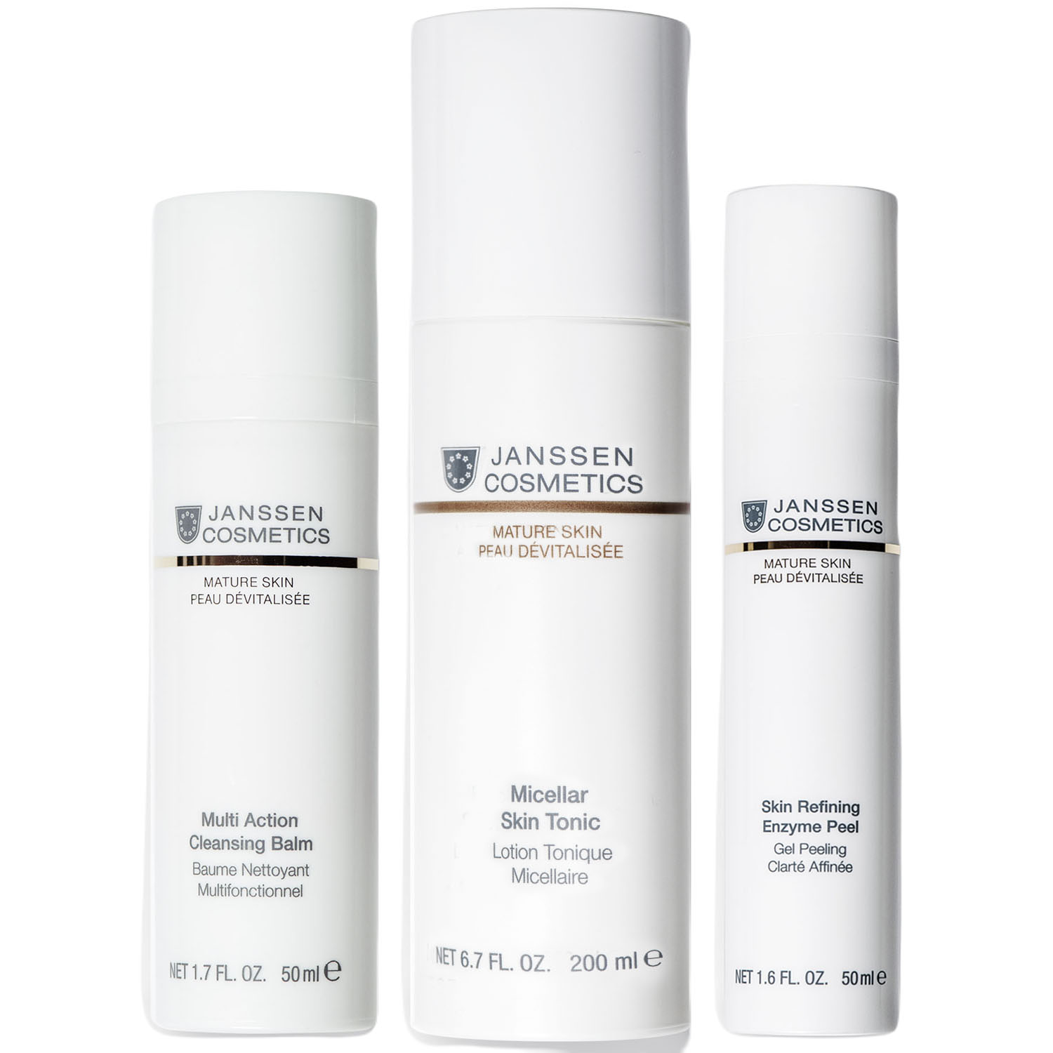 Janssen Cosmetics Набор Глубокое очищение и тонизация для возрастной кожи, 3 продукта (Janssen Cosmetics, Mature Skin)