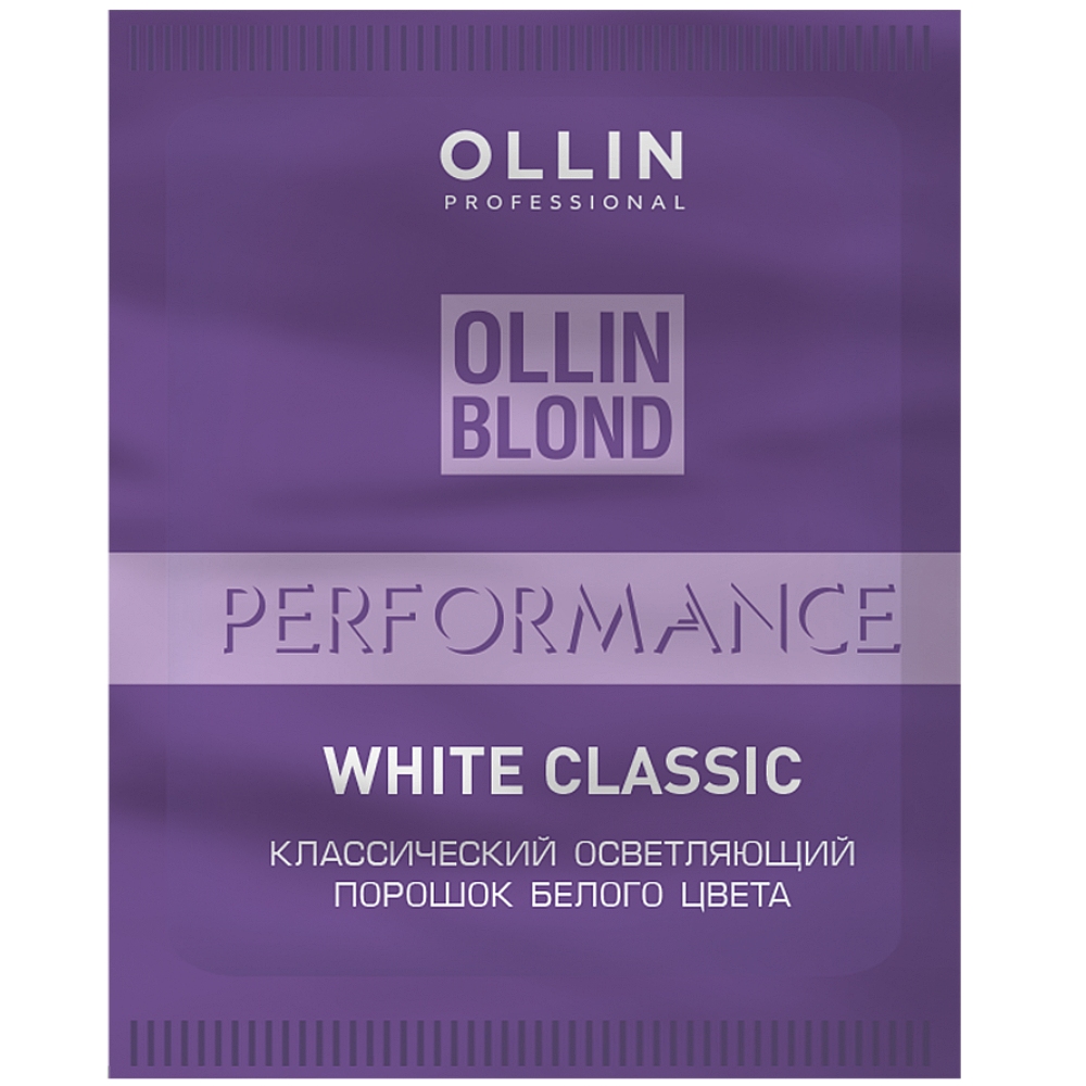 Ollin Professional Классический осветляющий порошок белого цвета White Blond Powder, 30 г (Ollin Professional, Ollin Blond)