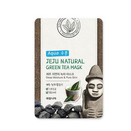 Велкос Маска для лица успокаивающая Jeju Nature's Green Tea Mask 20мл (Welcos, Jeju) фото 0