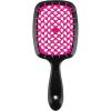 Щетка Superbrush с закругленными зубчиками черный и фуксия, 20,3 х 8,5 х 3,1 см