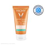 Солнцезащитная матирующая эмульсия Dry Touch для жирной кожи лица SPF 30, 50 мл (Capital Soleil)