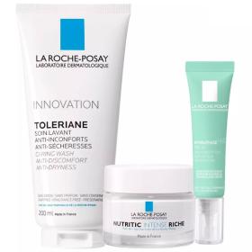 La Roche-Posay Набор Nutritic Intense Riche 50 мл  Hydraphase Eyes 15 мл  Toleriane gel 200 мл. фото