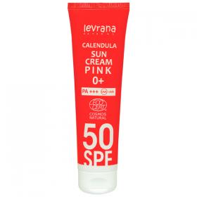 Levrana Солнцезащитный крем для лица и тела Календула SPF50 Pink 0, 50 мл. фото