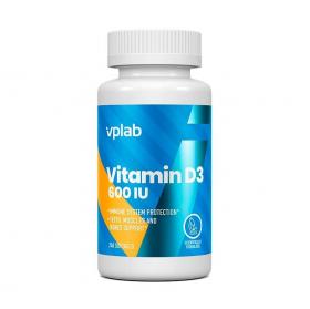 VPLAB Витамин Д3 600 МЕ, 240 капсул. фото