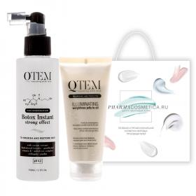 Qtem Подарочный набор Qtem для волос спрей-филлер 150 мл  масло-желе 100 мл. фото