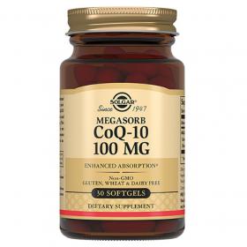 Solgar Коэнзим Megasorb CoQ-10 100 мг, 30 капсул. фото