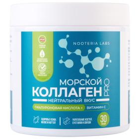 Nooteria Labs Морской коллаген Pro с витамином С и гиалуроновой кислотой, 30 порций. фото