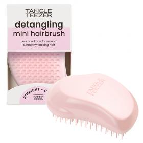 Tangle Teezer Расческа Mini Millennial Pink для сухих и влажных волос, нежно-розовая. фото