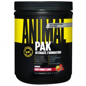 Animal Комплекс витаминов и минералов со вкусом фруктового пунша Universal Nutrition Pak Powder, 417 г. фото