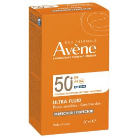 Avene Ультралегкий солнцезащитный флюид-перфектор для лица SPF 50, 50 мл. фото