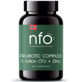 Norwegian Fish Oil Пробиотик комплекс 5 миллиардов бактерий, 60 капсул х 325 мг. фото