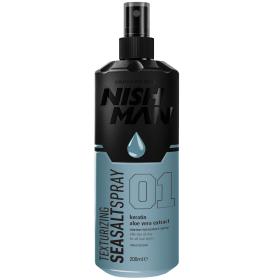 Nishman Cолевой спрей для волос sea salt spray 01 Texturizing, 200 мл. фото