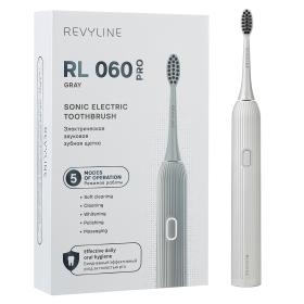 REVYLINE Электрическая звуковая зубная щетка RL 060 Pro, серая. фото