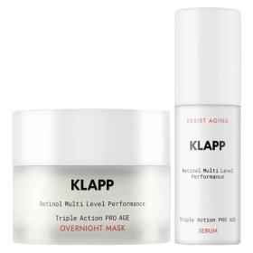 Klapp Набор Resist Aging Skincare Set маска 50 мл  сыворотка 30 мл. фото