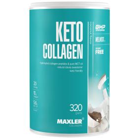 Maxler Кето коллаген со вкусом кокоса, 320 г. фото