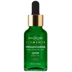 SkinpHoria Сыворотка для лица с ниацинамидом и цинком Niacinamide Zinc Serum, 30 мл. фото