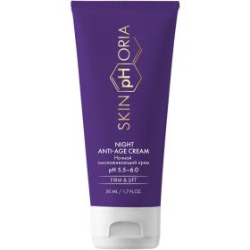 SkinpHoria Ночной омолаживающий крем для лица Night Anti-Age Cream, 50 мл. фото