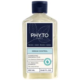 Phyto Бессиликоновый шампунь для волос, склонных к жирности Sebum Control, 250 мл. фото