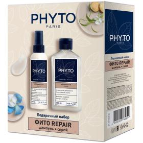 Phyto Набор для волос Фито Repair шампунь 250  мл  спрей 150 мл. фото