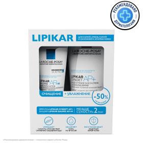 La Roche-Posay  Набор для сухой и очень сухой, склонной к атопии кожи очищающий крем-гель 200 мл  бальзам 75 мл. фото