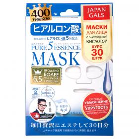 Japan Gals Маска с гиалуроновой кислотой Essential, 30 шт. фото
