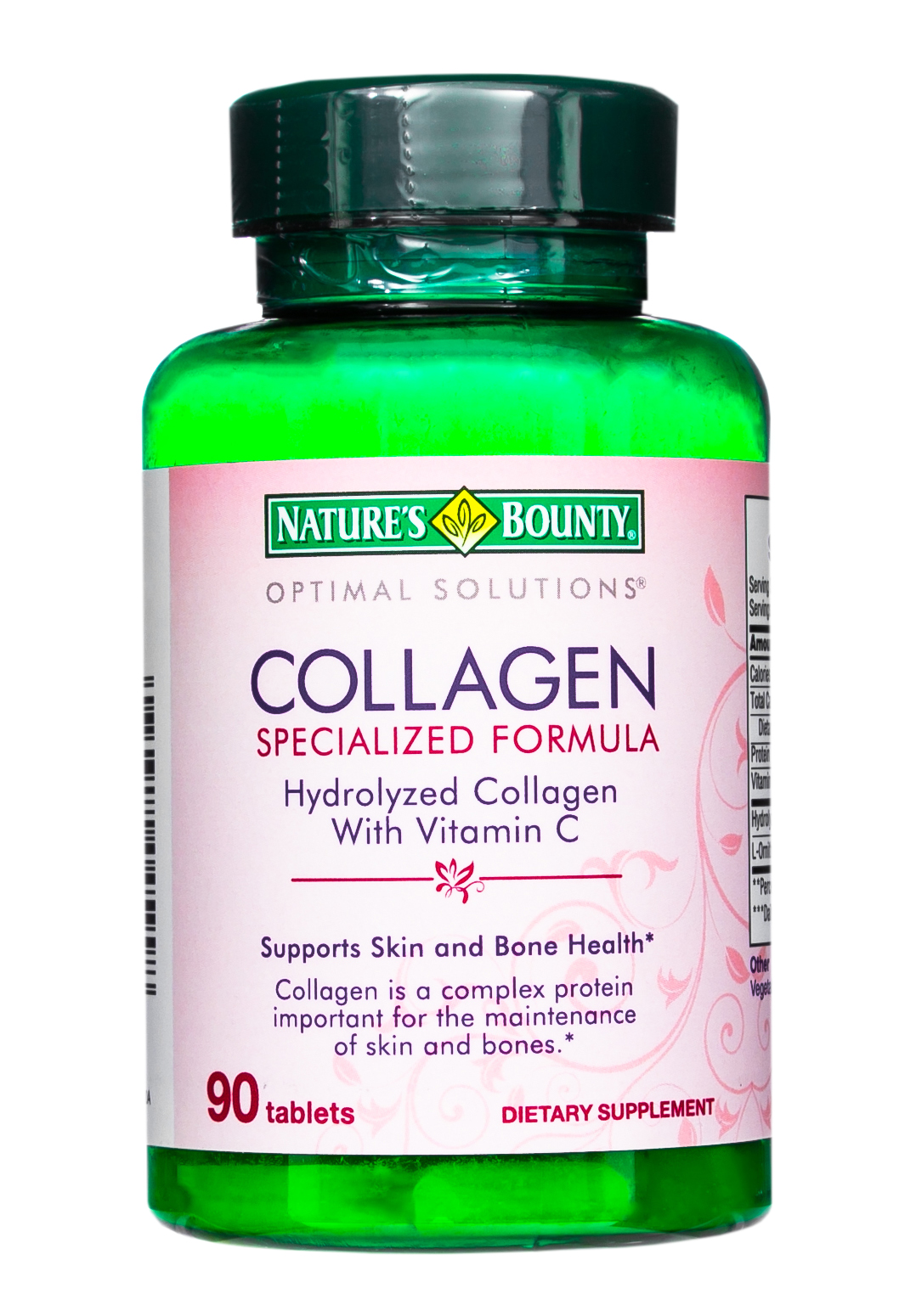 Nature's Bounty Гидролизованный Коллаген с Витамином С 90 таблеток (Nature's Bounty, Аминокислоты)