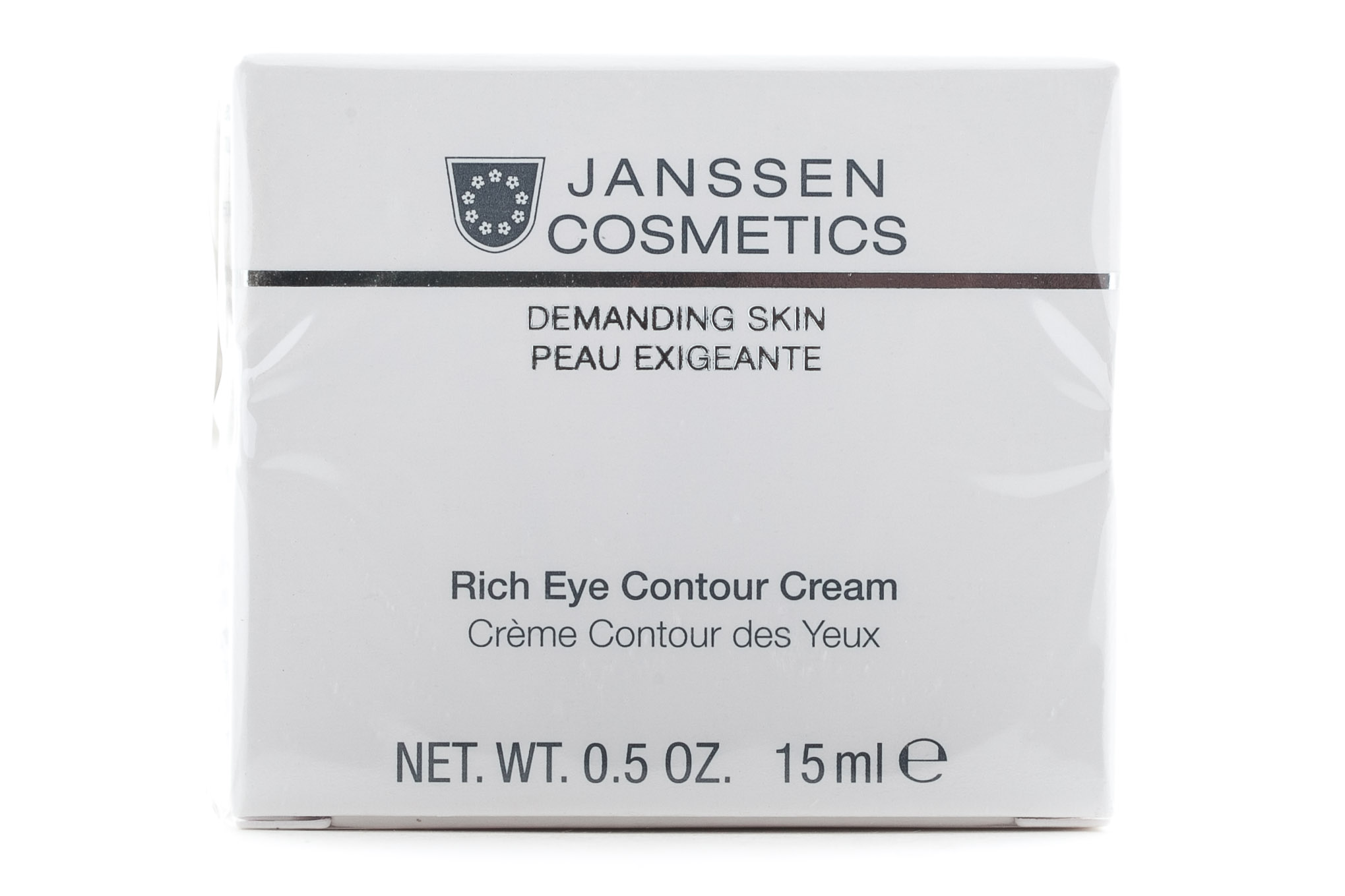 Крема janssen cosmetics отзывы. Janssen Rich Eye Contour Cream. Sun Shield SPF 50 Janssen Cosmetics. Обогащенный дневной питательный крем (SPF 15) / Rich nutrient Skin Refiner 150 мл. Janssen Cosmetics demanding Skin.