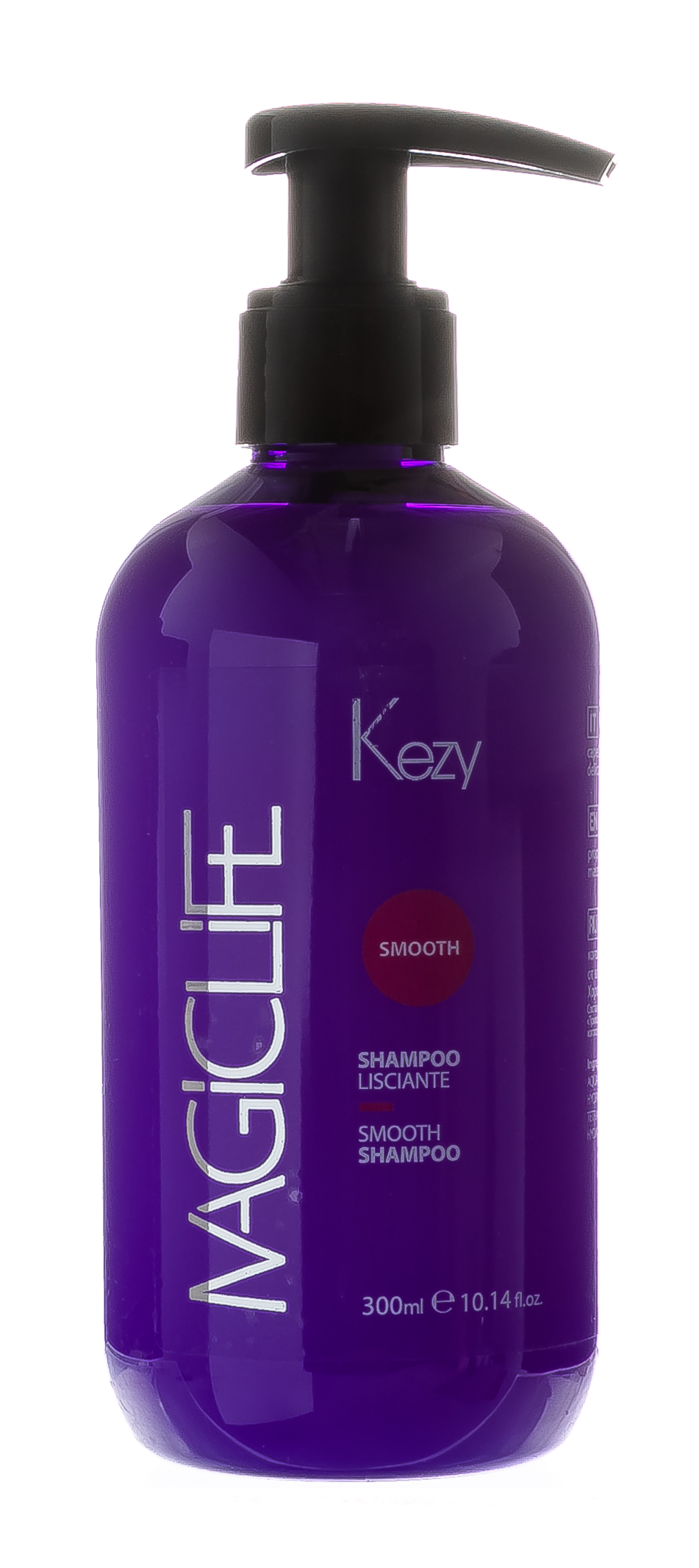 Kezy Шампунь разглаживающий для вьющихся, непослушных волоc Smooth Shampoo, 300 мл. фото