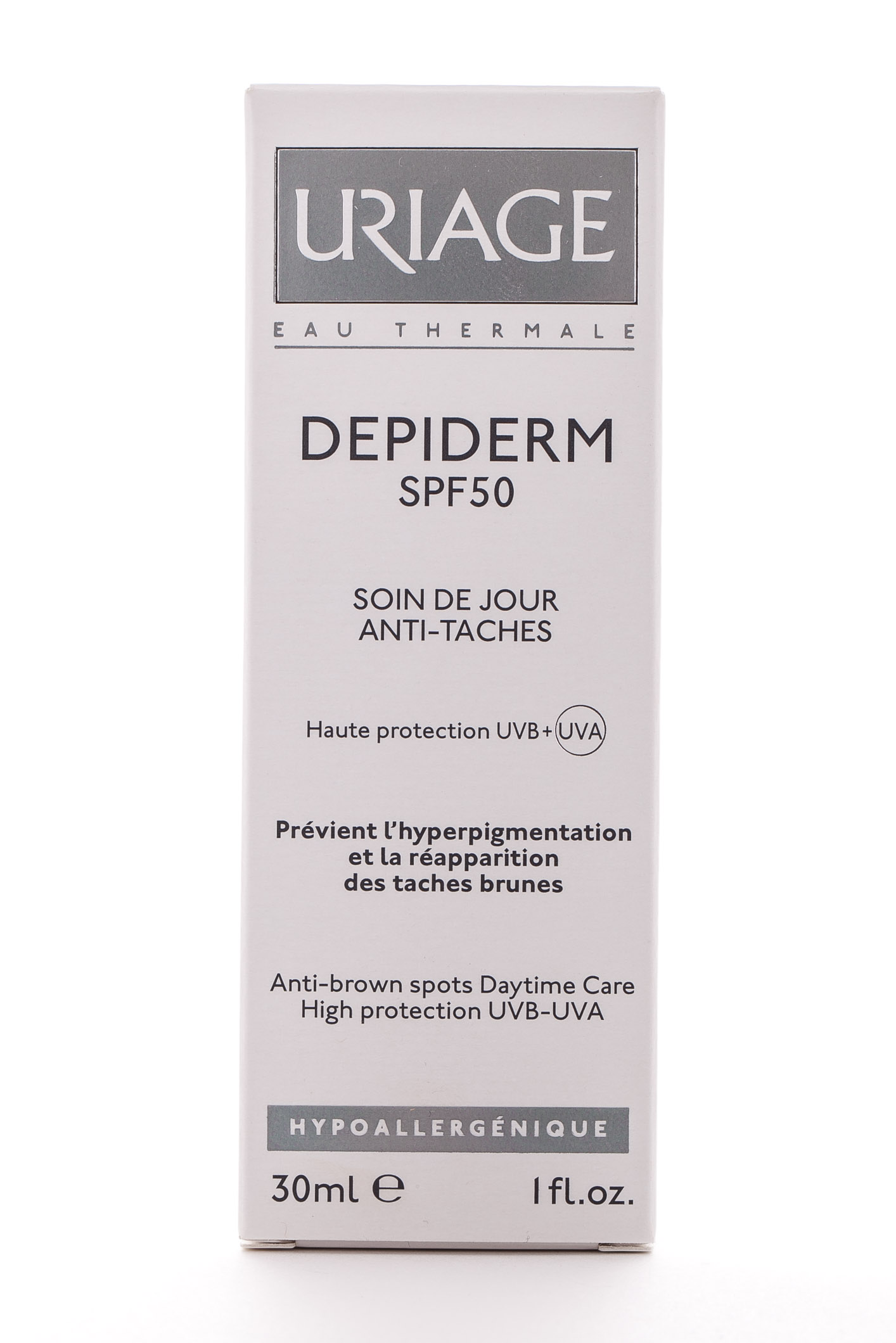 Uriage depiderm. Урьяж депидерм SPF 50. Урьяж депидерм эмульсия. Урьяж депидерм SPF 50 против пигментных пятен. Эмульсия spf15 против пигментных пятен Depiderm, Uriage.