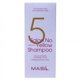 Masil Тонирующий шампунь против желтизны для осветлённых волос Salon No Yellow Shampoo, 150 мл. фото